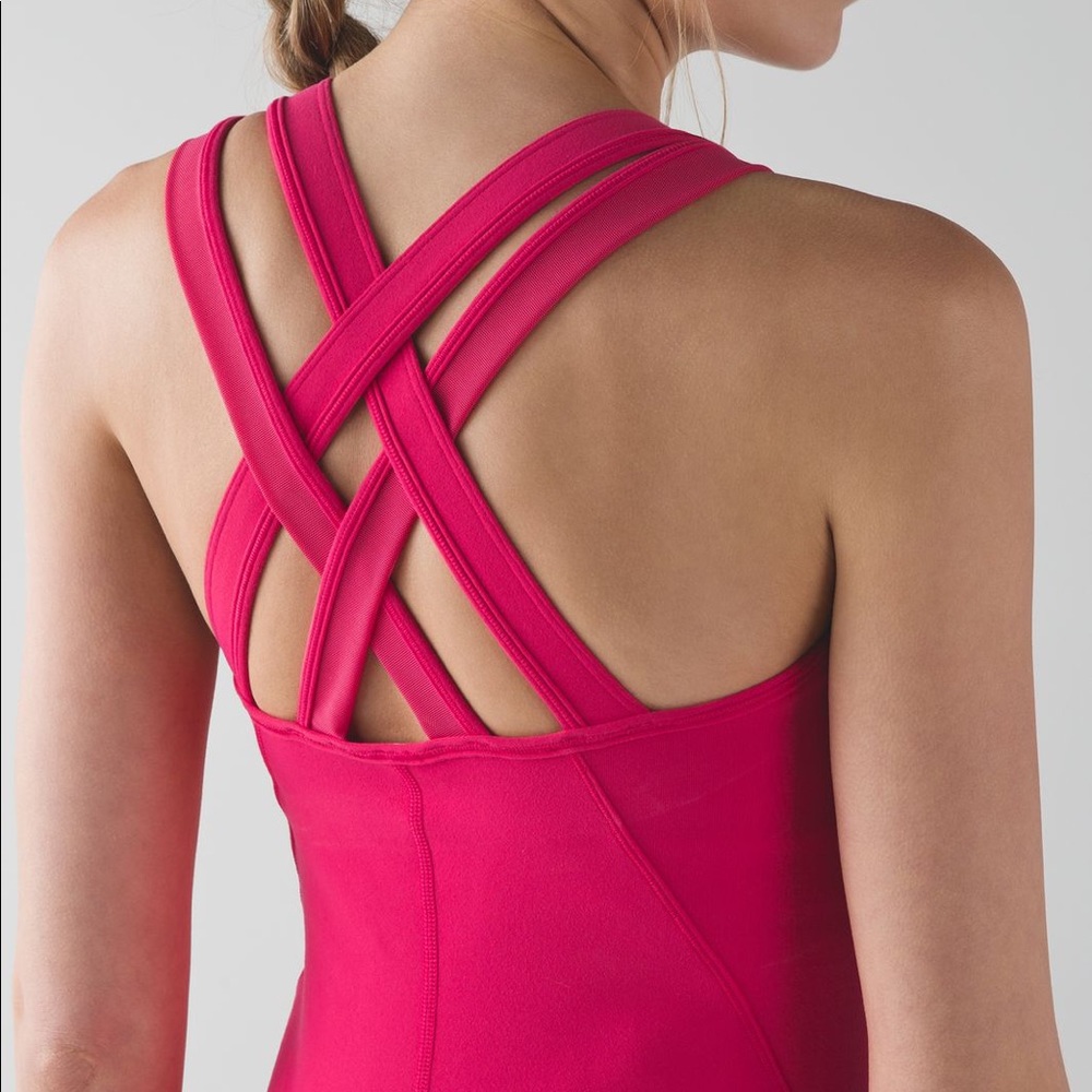 Lululemon pink Compassion Tank sz 4